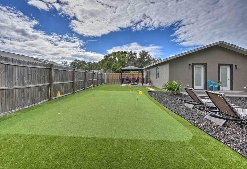 Beachy Palm Harbor Escape: Swim Spa Pool & Gazebo