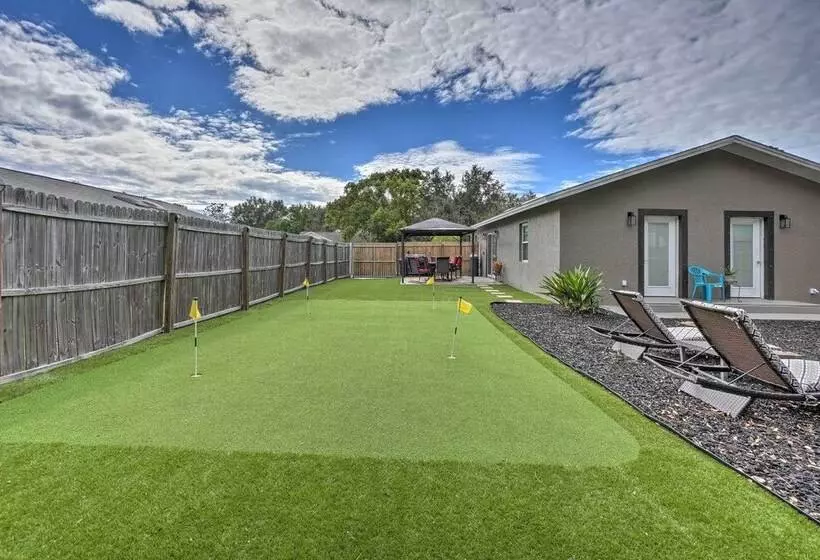 Beachy Palm Harbor Escape: Swim Spa Pool & Gazebo