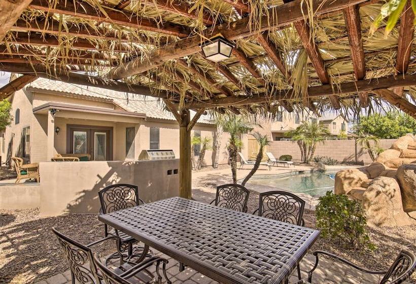 Mesa Oasis: Private Pool W/ Slide & Game Room!