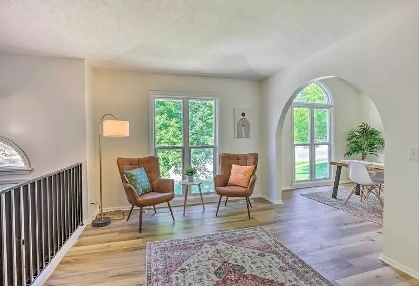 Modern Boho Gem: Yard + 10 Mi To Baxter Arena