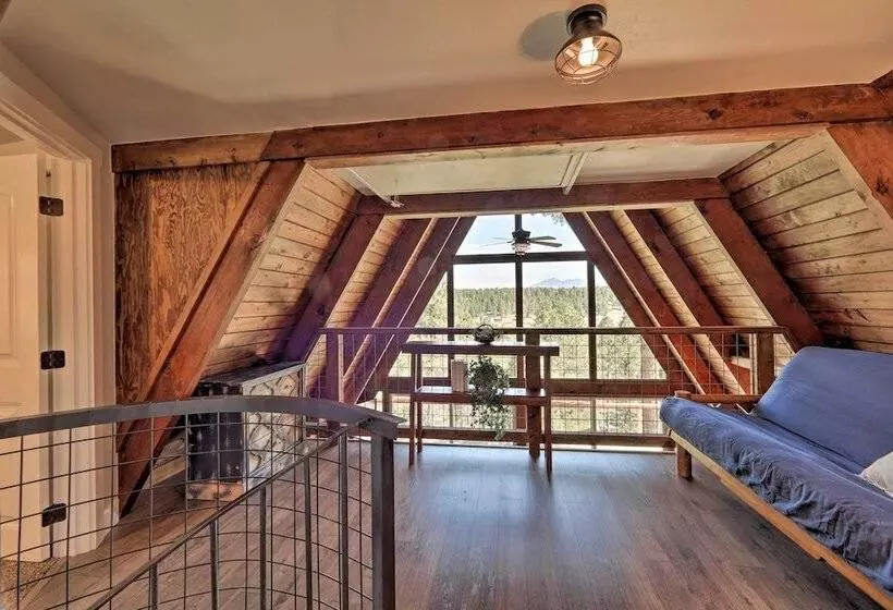 Flagstaff A Frame Cabin W/ Deck & Lovely Views!