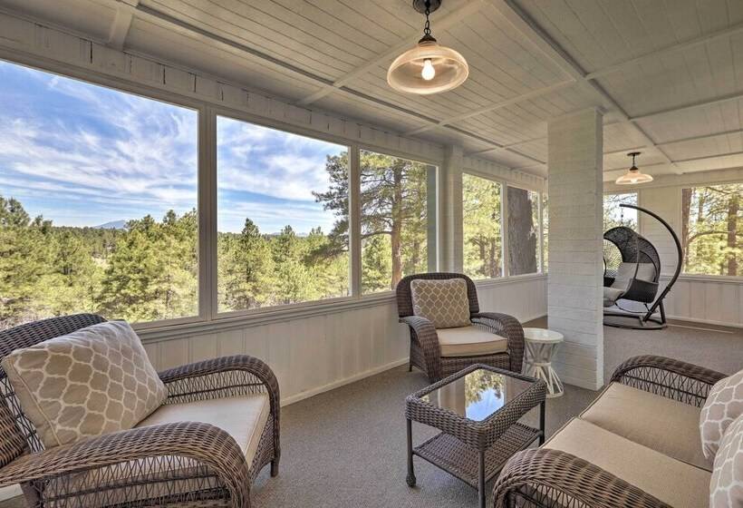 Flagstaff A Frame Cabin W/ Deck & Lovely Views!