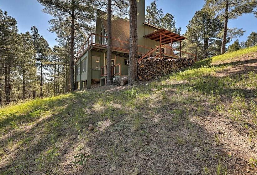 Flagstaff A Frame Cabin W/ Deck & Lovely Views!