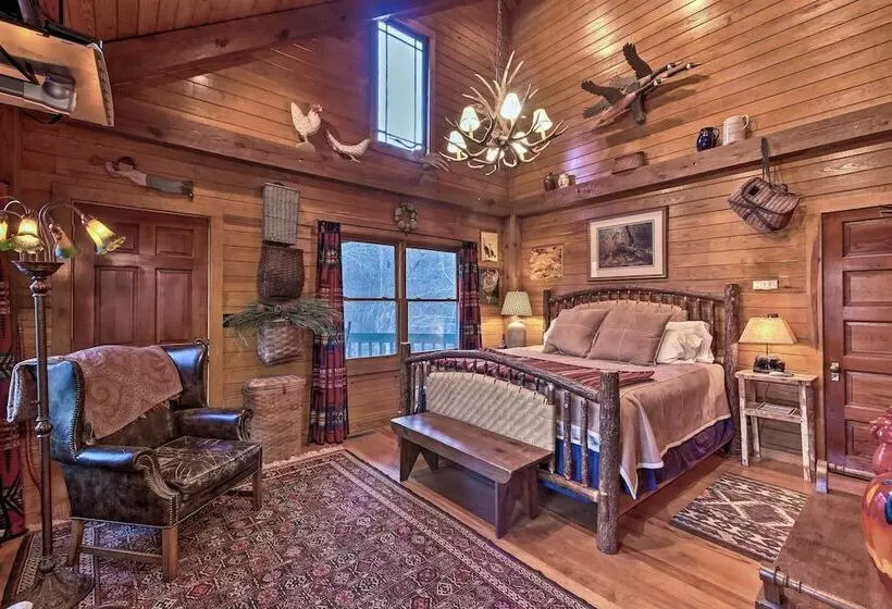 Spacious Waterfront Retreat W/ Dock & Hot Tub