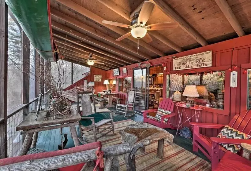 Spacious Waterfront Retreat W/ Dock & Hot Tub