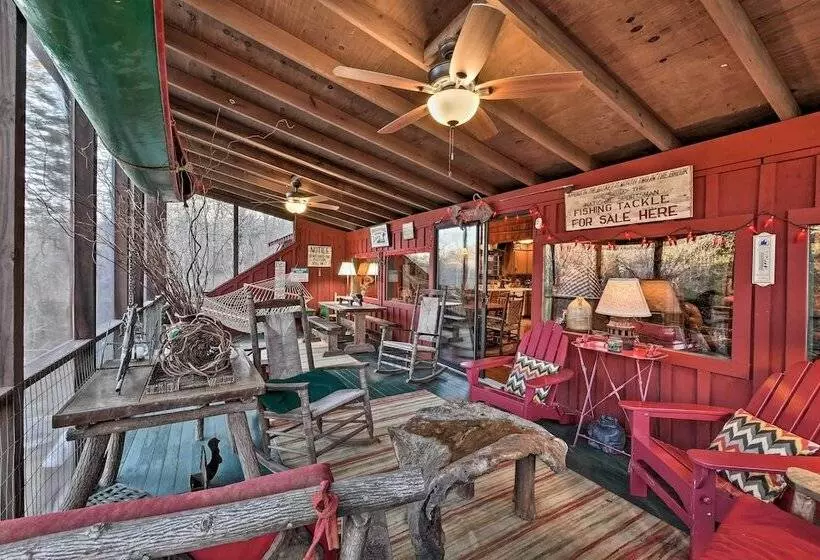 Spacious Waterfront Retreat W/ Dock & Hot Tub