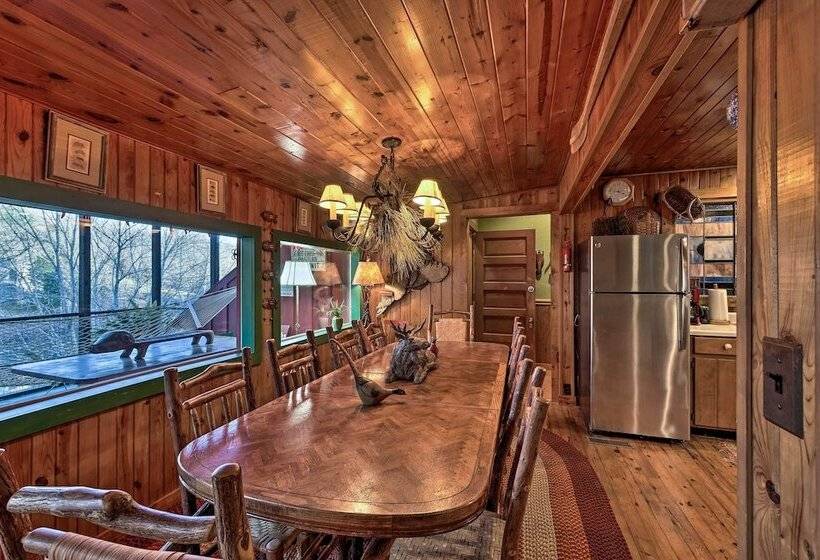 Spacious Waterfront Retreat W/ Dock & Hot Tub