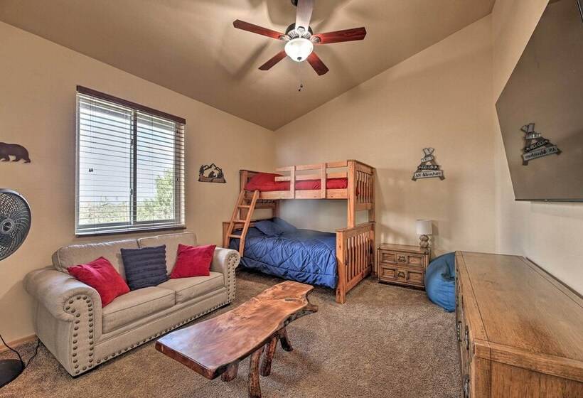 Dog Friendly Show Low Cabin W/ Deck & Views!