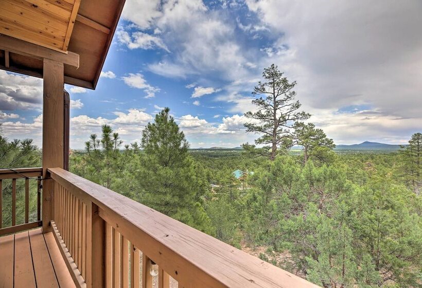 Dog Friendly Show Low Cabin W/ Deck & Views!
