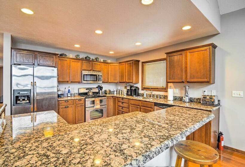 Lakefront Roscommon Home W/ Game Room & Dock!