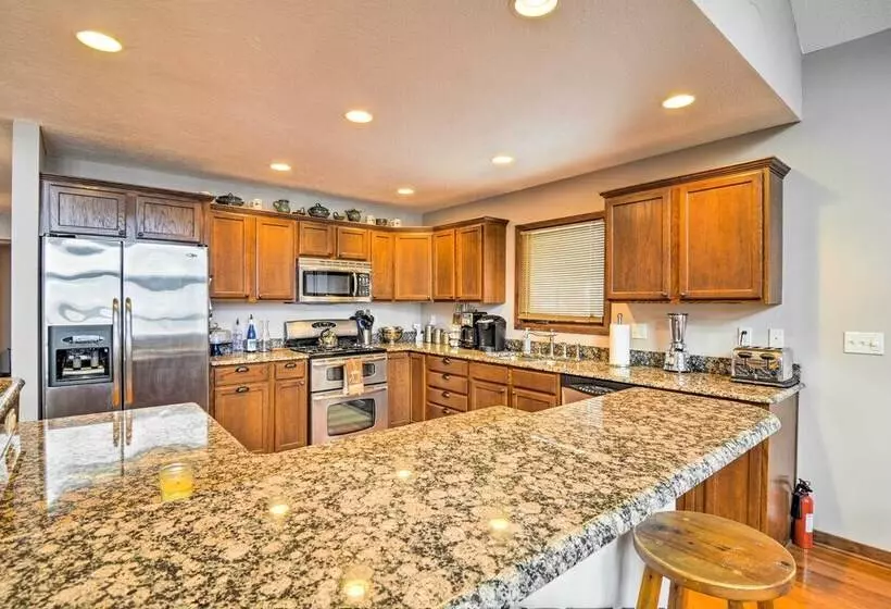 Lakefront Roscommon Home W/ Game Room & Dock!