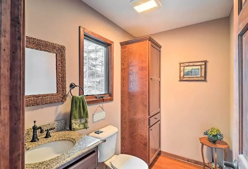 Lakefront Roscommon Home W/ Game Room & Dock!