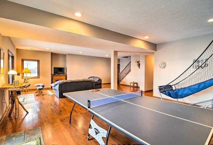 Lakefront Roscommon Home W/ Game Room & Dock!