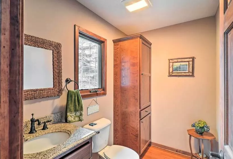 Lakefront Roscommon Home W/ Game Room & Dock!