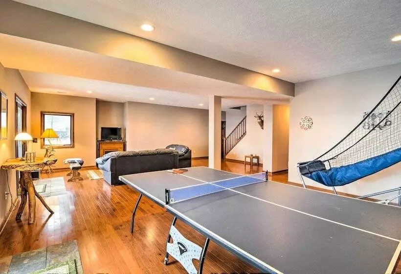 Lakefront Roscommon Home W/ Game Room & Dock!