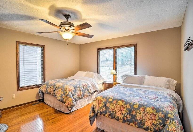 Lakefront Roscommon Home W/ Game Room & Dock!