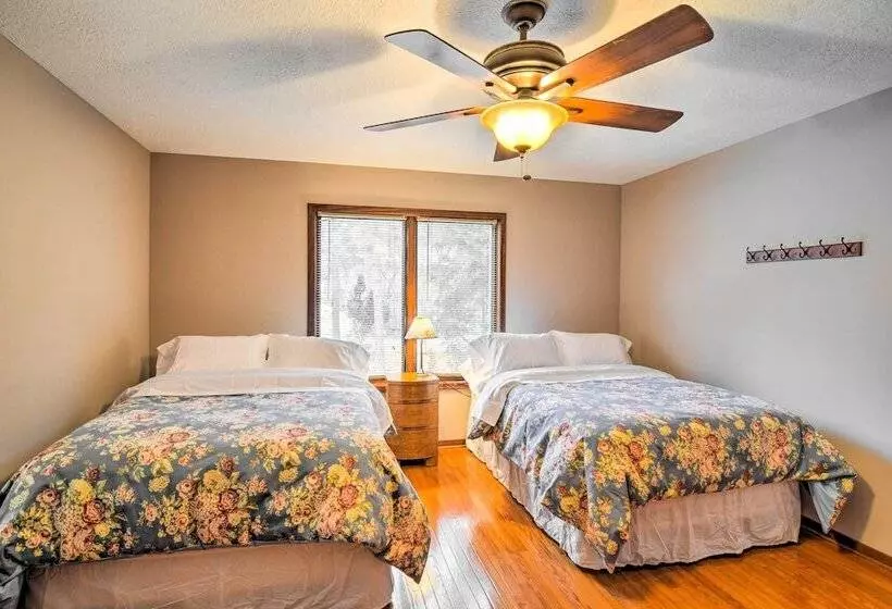 Lakefront Roscommon Home W/ Game Room & Dock!