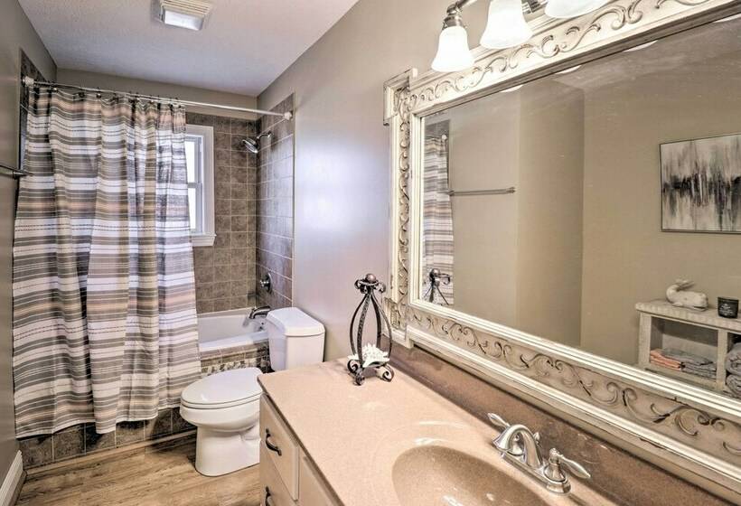 Large Home On White River W/ Fire Pit & Grill!