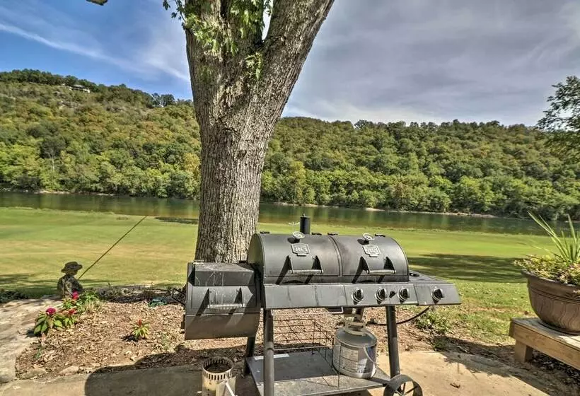 Large Home On White River W/ Fire Pit & Grill!