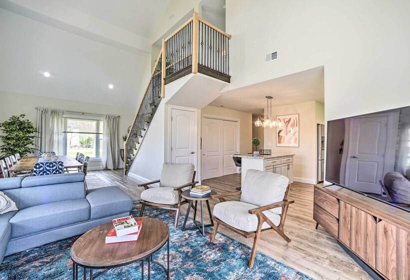 Modern Chic Athens Home Fish, Ski & Swim!