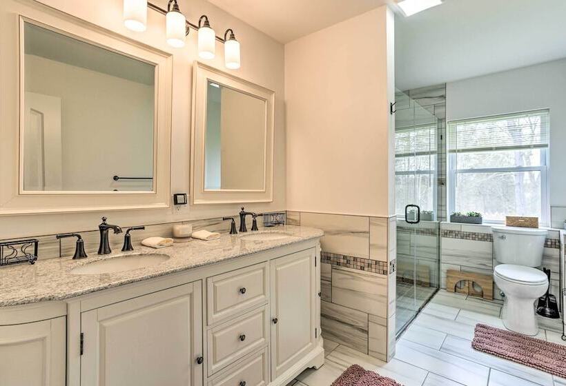 Modern Chic Athens Home Fish, Ski & Swim!