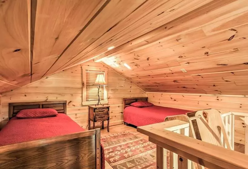 Hot Tub & Loft: Mountain View Sevierville Cabin