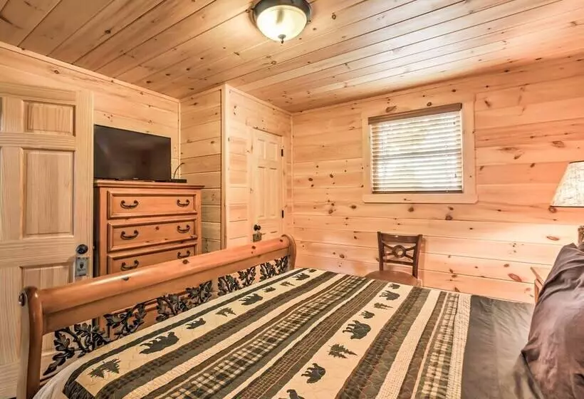Hot Tub & Loft: Mountain View Sevierville Cabin