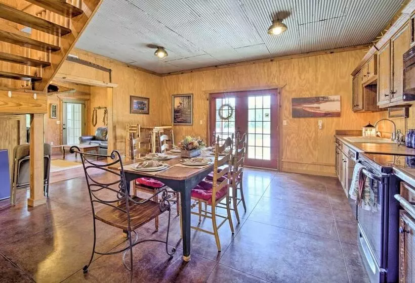 River Bend Lodge  Heflin Home In The Woods!