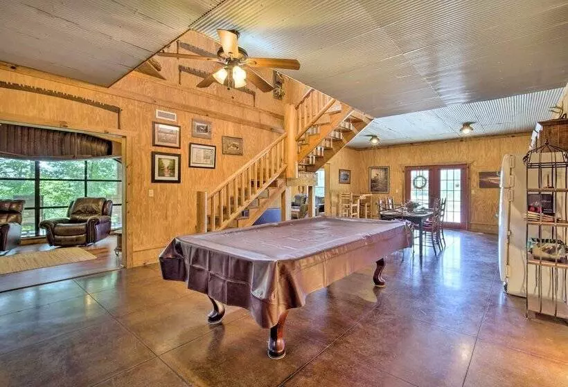 River Bend Lodge  Heflin Home In The Woods!