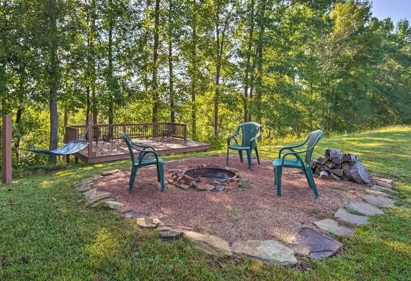 River Bend Lodge  Heflin Home In The Woods!