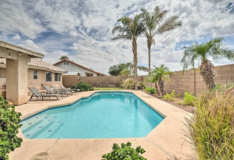 Sunny Yuma Retreat W/ Private Pool & Grill!