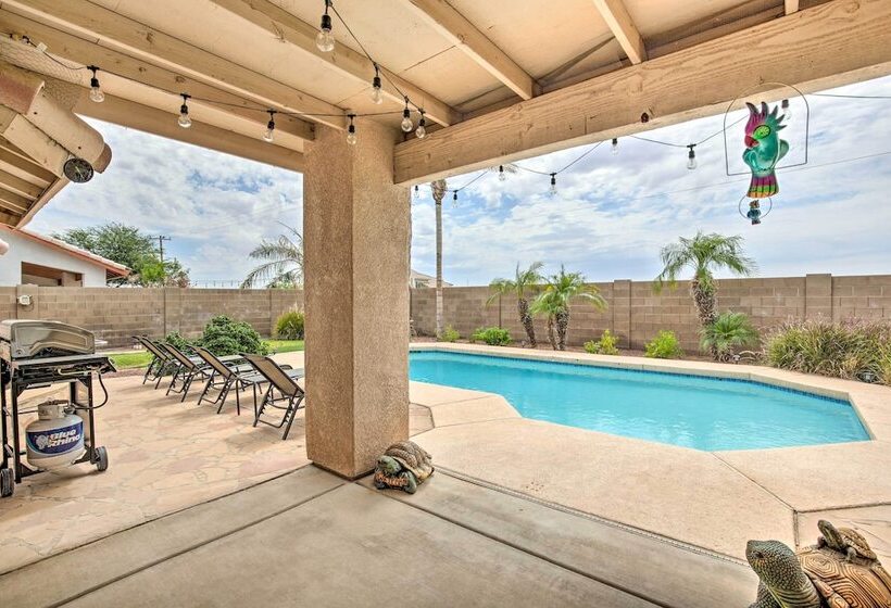 Sunny Yuma Retreat W/ Private Pool & Grill!