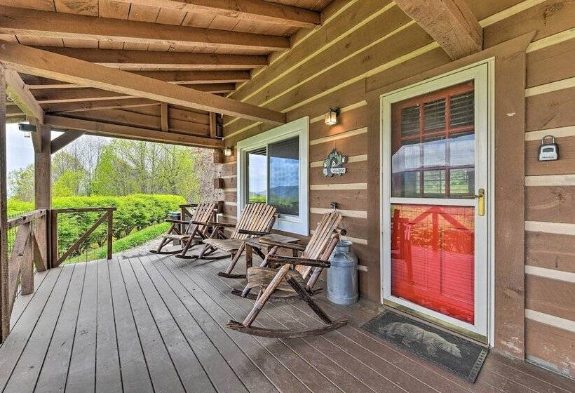 True Log Cabin W/ Game Room, Year Round Views