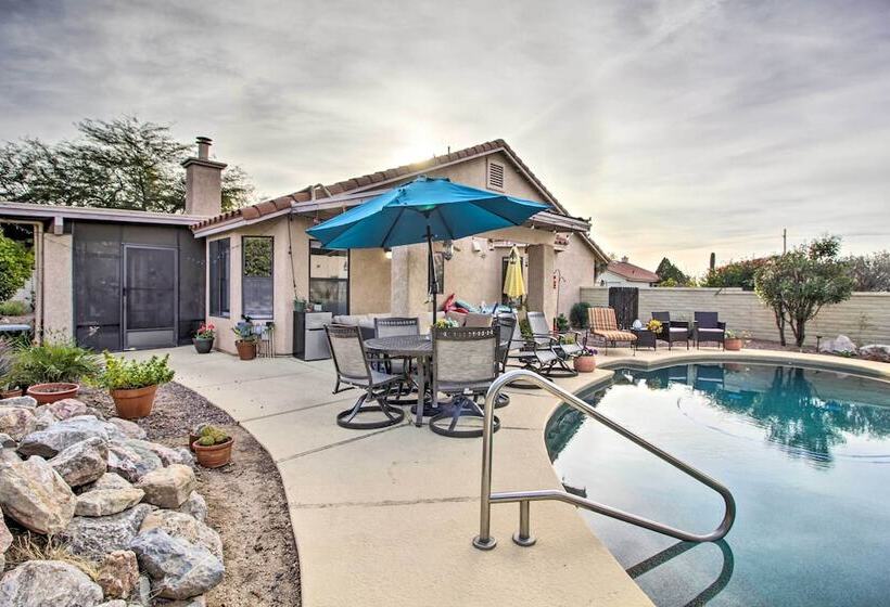 Tucson Retreat W/ Private Pool + Mtn Views