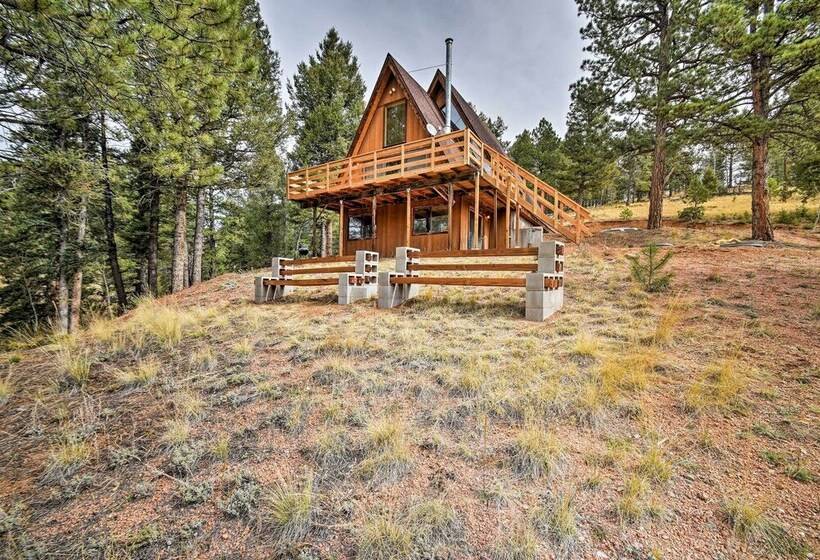 A Frame Cabin W/ Mtn Views: 4 Mi To Cripple Creek!