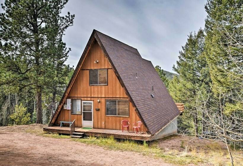 A Frame Cabin W/ Mtn Views: 4 Mi To Cripple Creek!