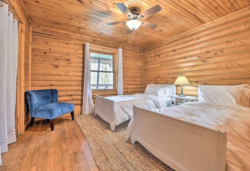 Cozy Blue Ridge Mountain Cabin On 18 Acre Lot