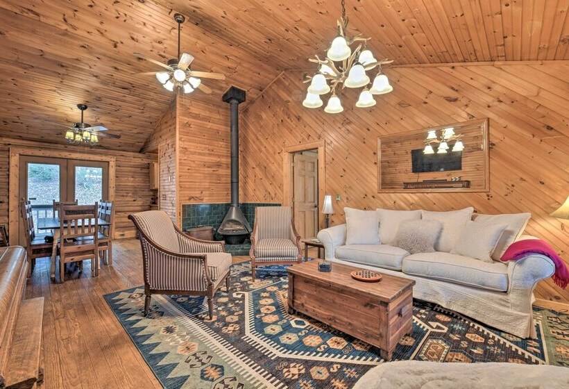 Cozy Blue Ridge Mountain Cabin On 18 Acre Lot