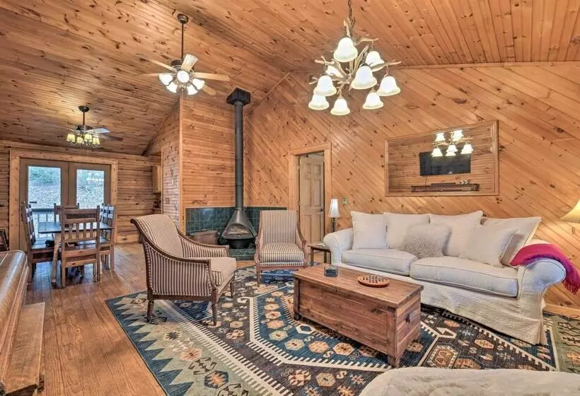 Cozy Blue Ridge Mountain Cabin On 18 Acre Lot