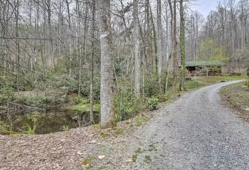 Cozy Blue Ridge Mountain Cabin On 18 Acre Lot