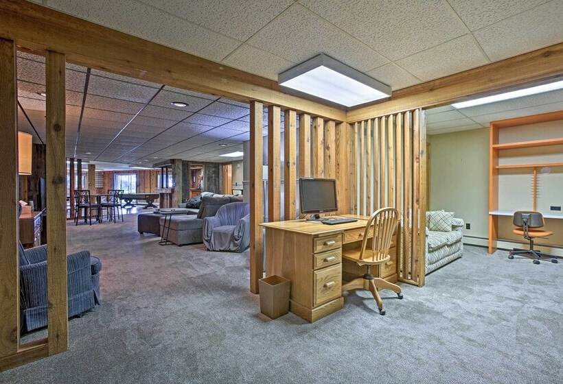 Game Room & Deck: Spacious Traverse City Home!