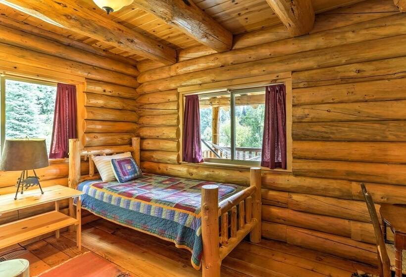 Log Home On 60 Private Acres By Mt Shasta Ski Park