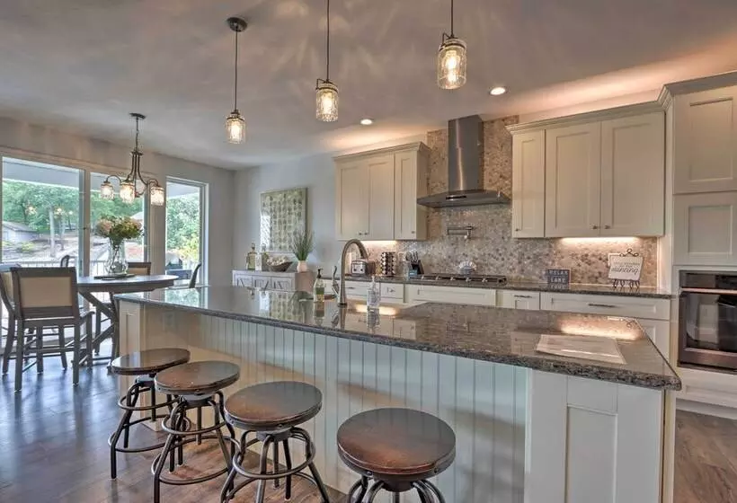 Boat Dock & Fire Pit: Luxe Osage Beach Lake House!