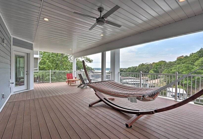 Boat Dock & Fire Pit: Luxe Osage Beach Lake House!