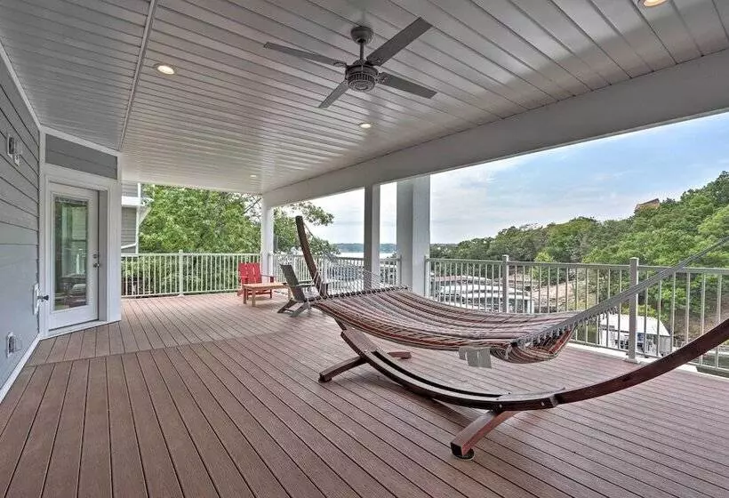 Boat Dock & Fire Pit: Luxe Osage Beach Lake House!