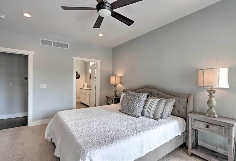 Boat Dock & Fire Pit: Luxe Osage Beach Lake House!