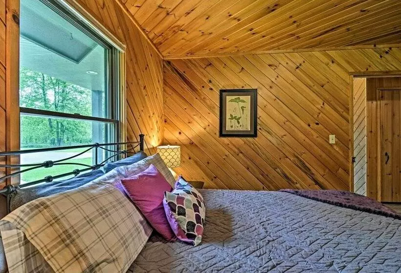 Riverfront Traverse City Cabin Near Snowmobiling!