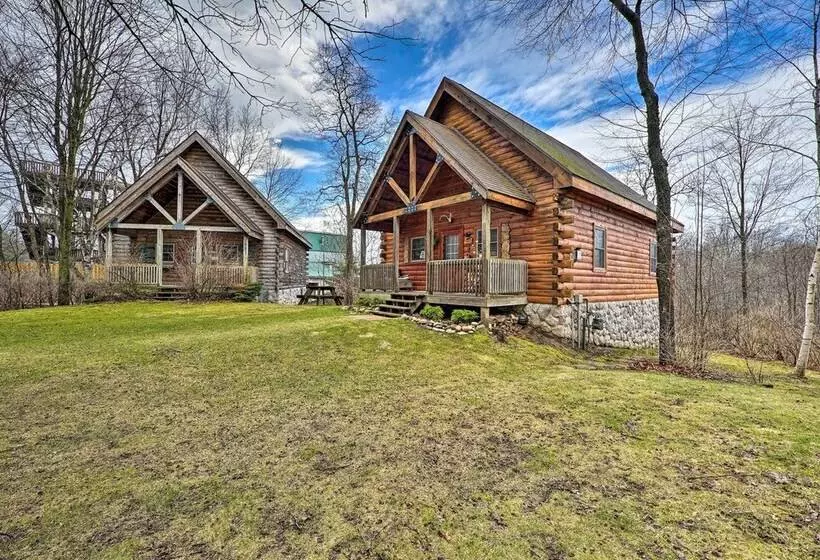 Charming Log Cabin At Double Jj Ranch Resort!
