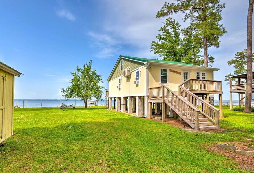 Coastal Escape: Bayfront Home W/ Dock & Views