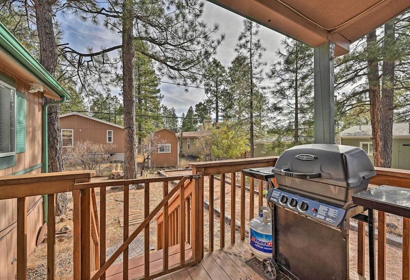 Munds Park Cabin W/ Wraparound Deck & Grill!
